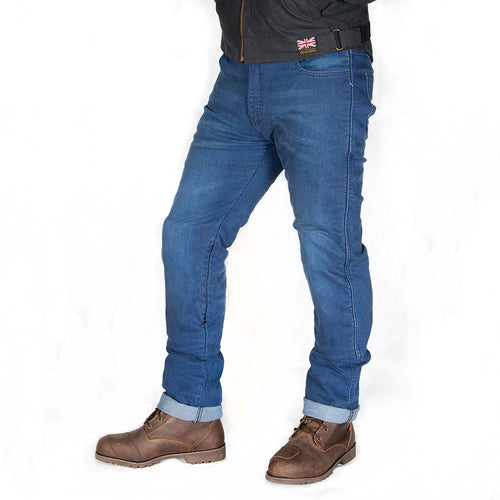 MERLIN LAPWORTH MOTORCYCLE RIDING JEANS - BLUE