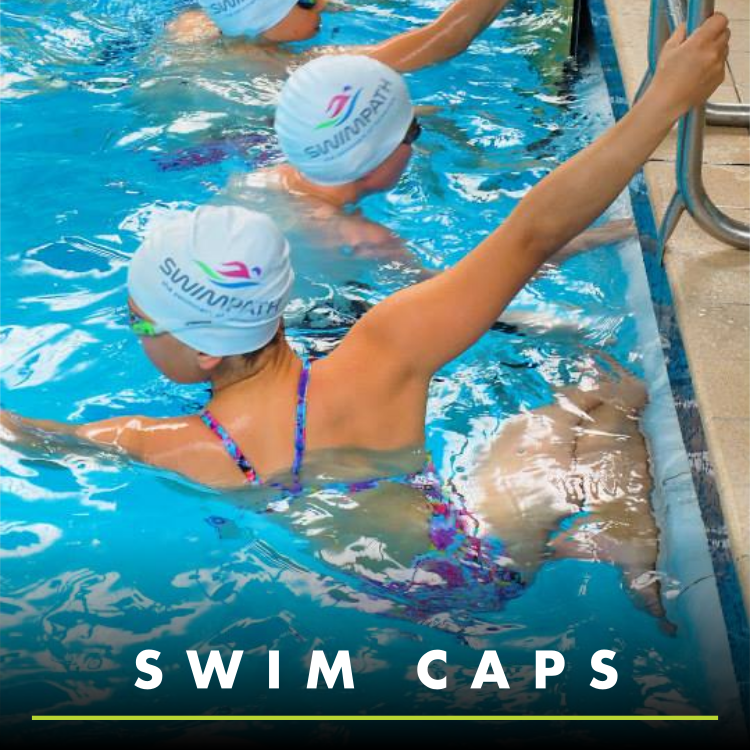 SWIMPATH SWIMMING CAPS - SILICONE, SUEDE AND RACING