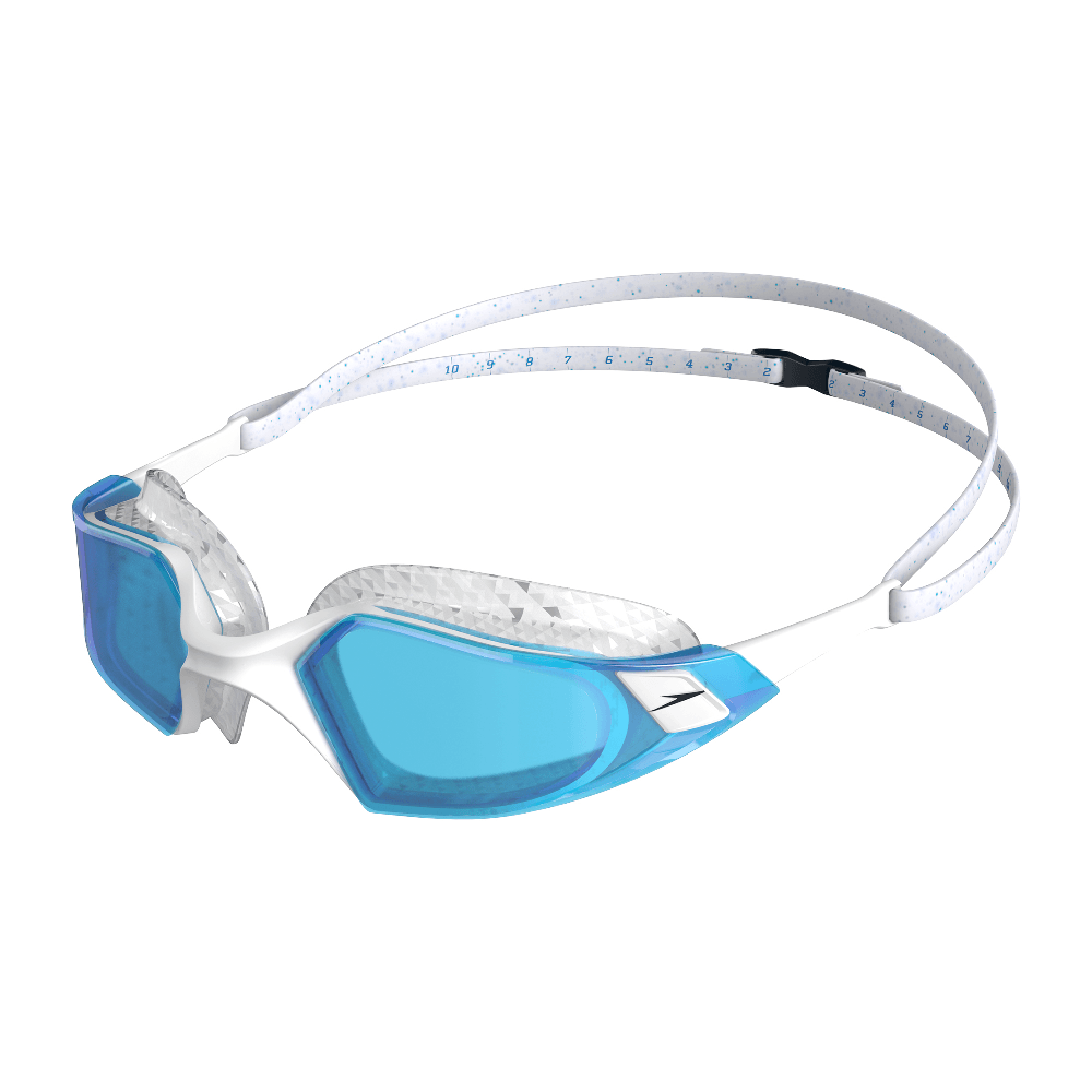 Speedo Aquapulse Pro Goggles White/Blue SwimPath