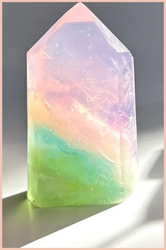 WATERMELON TOURMALINE SOAP CRYSTAL