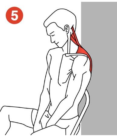 Semispinalis capitis and cervicis stretch