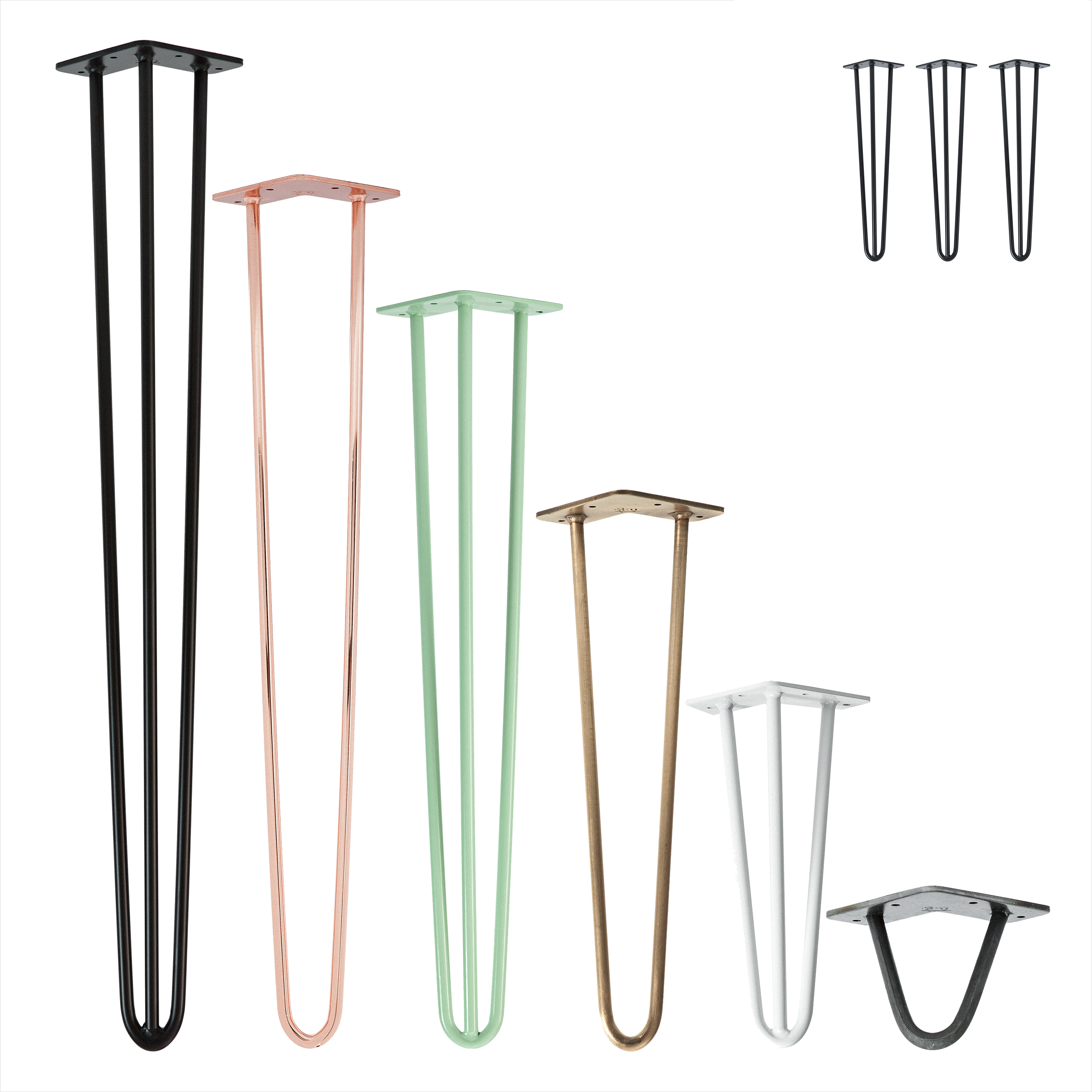 NATURAL BERLIN Set HAIRPIN Legs 4er von GOODS