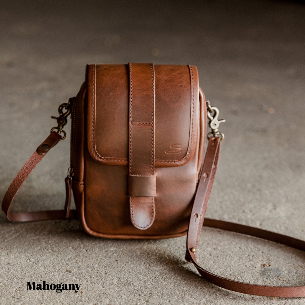 mini leather crossbody bag