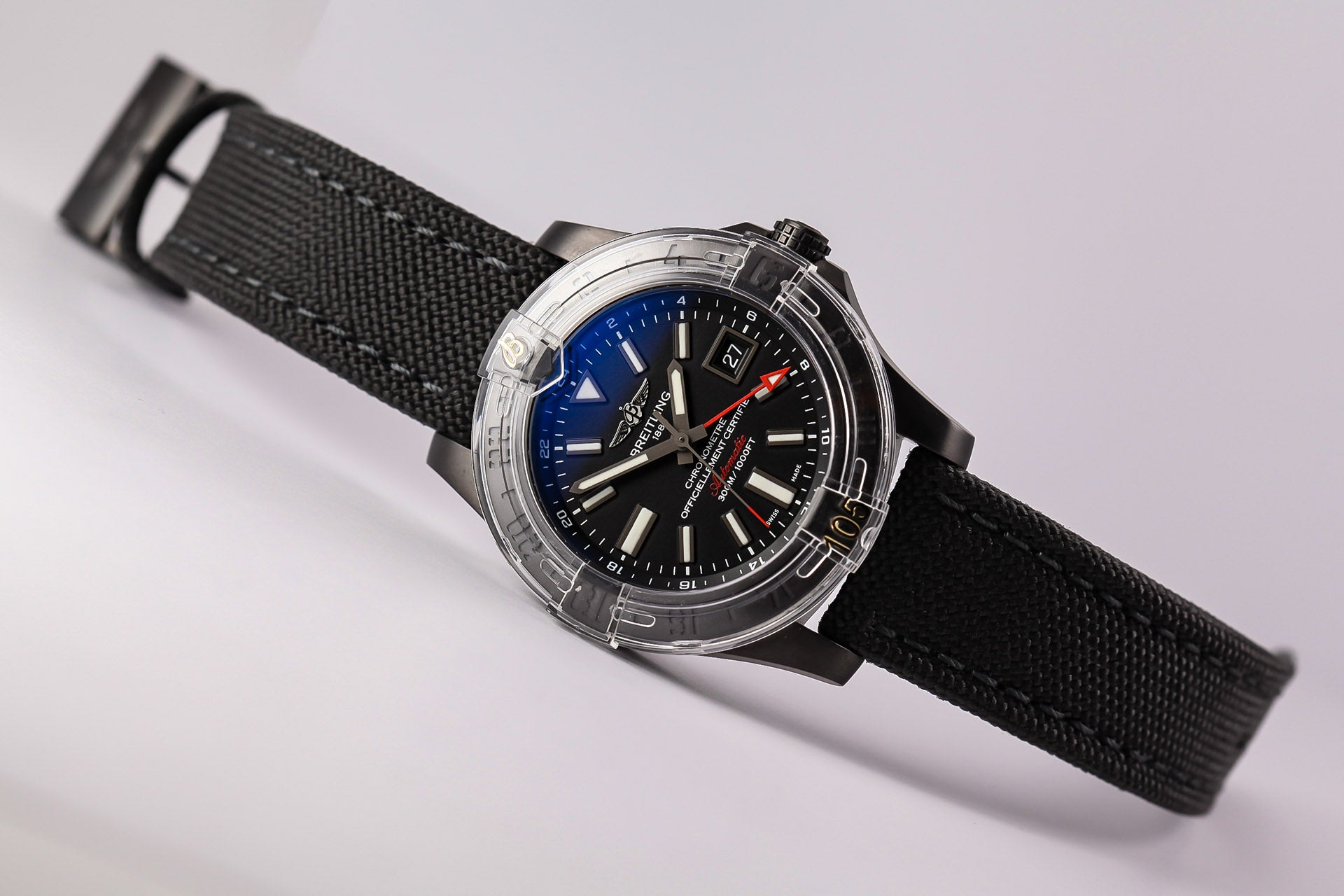 breitling avenger gmt blacksteel