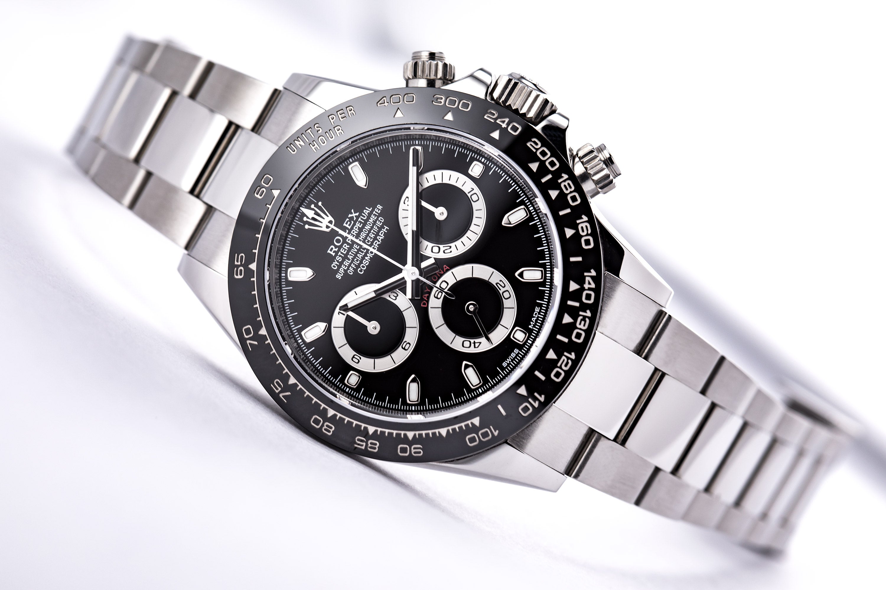 rolex daytona ceramic black dial