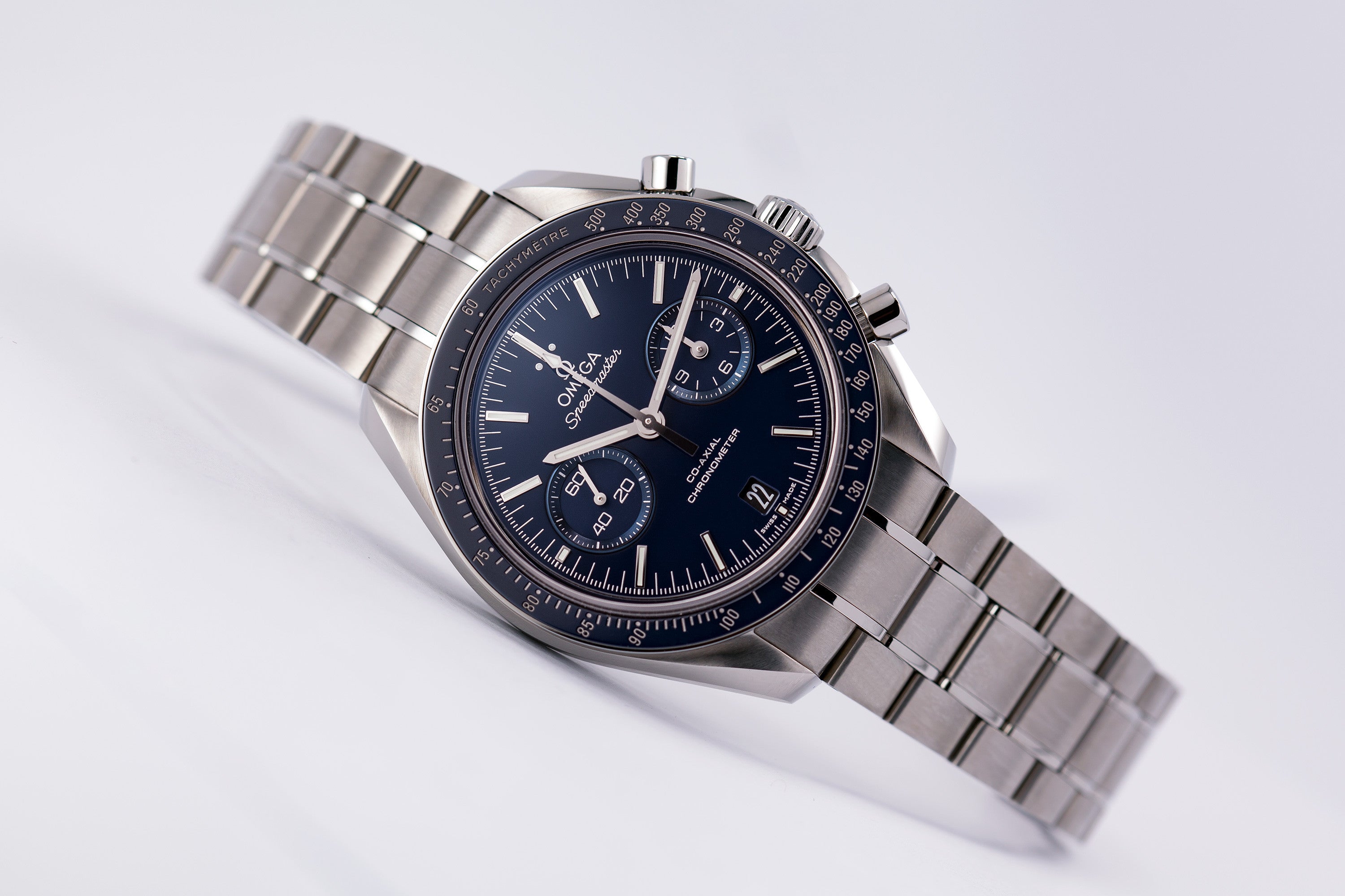 omega speedmaster professional blue