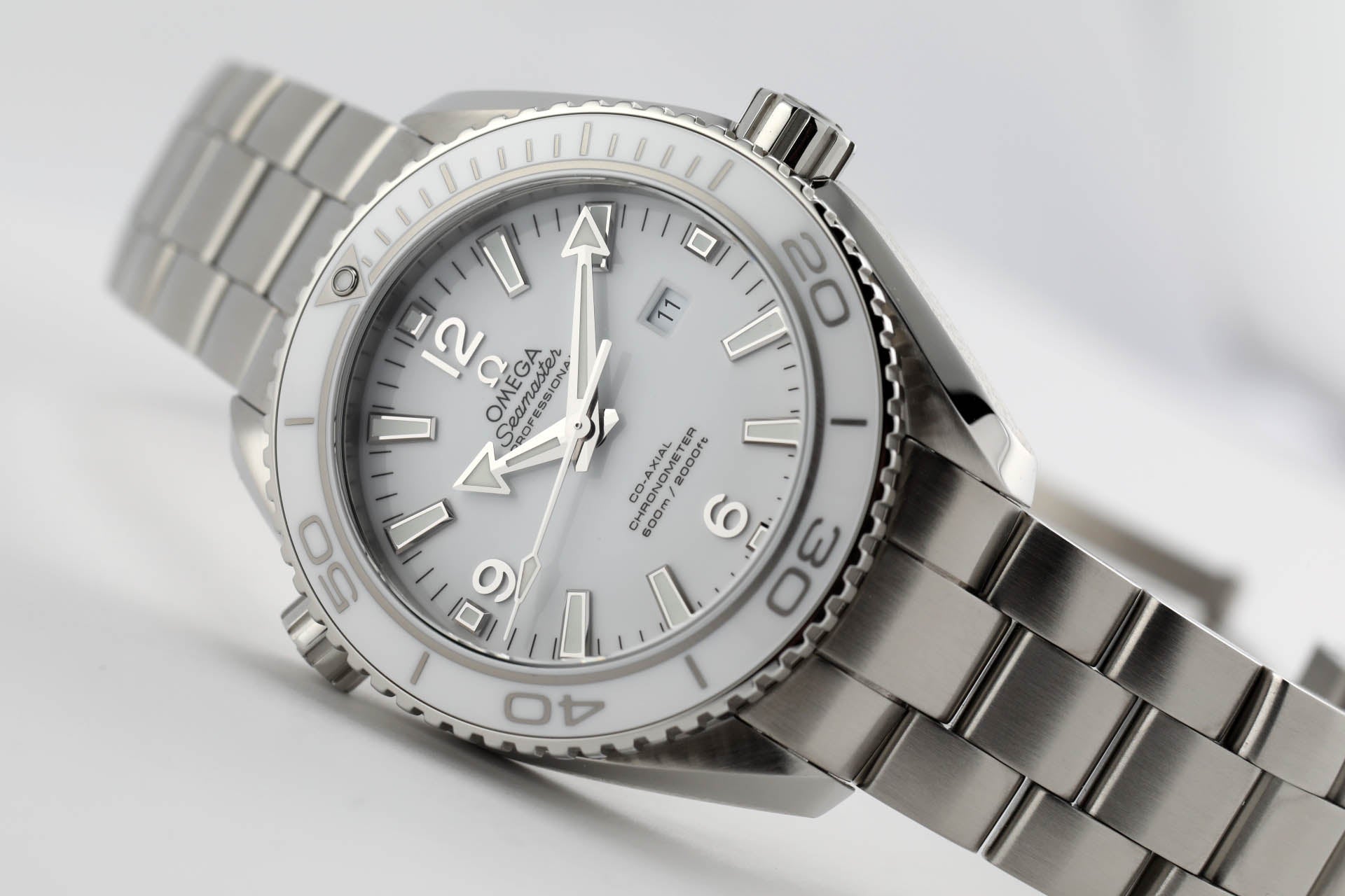 omega seamaster planet ocean white