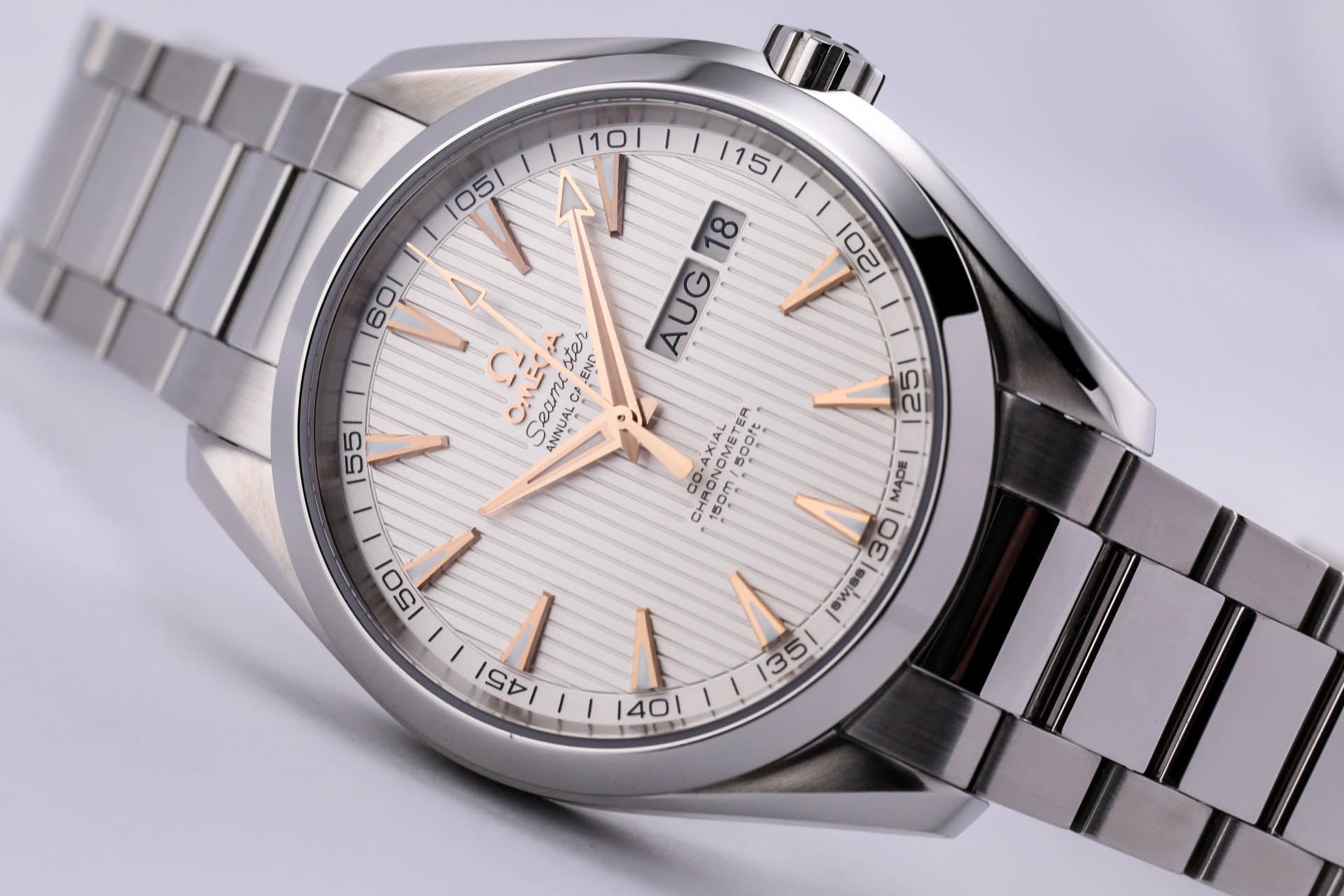 omega seamaster aqua terra annual calendar 43mm