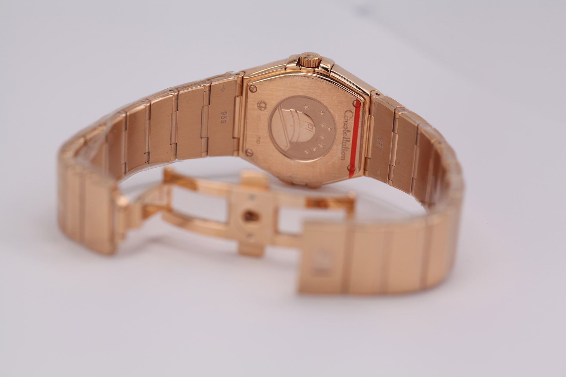 omega constellation rose gold price