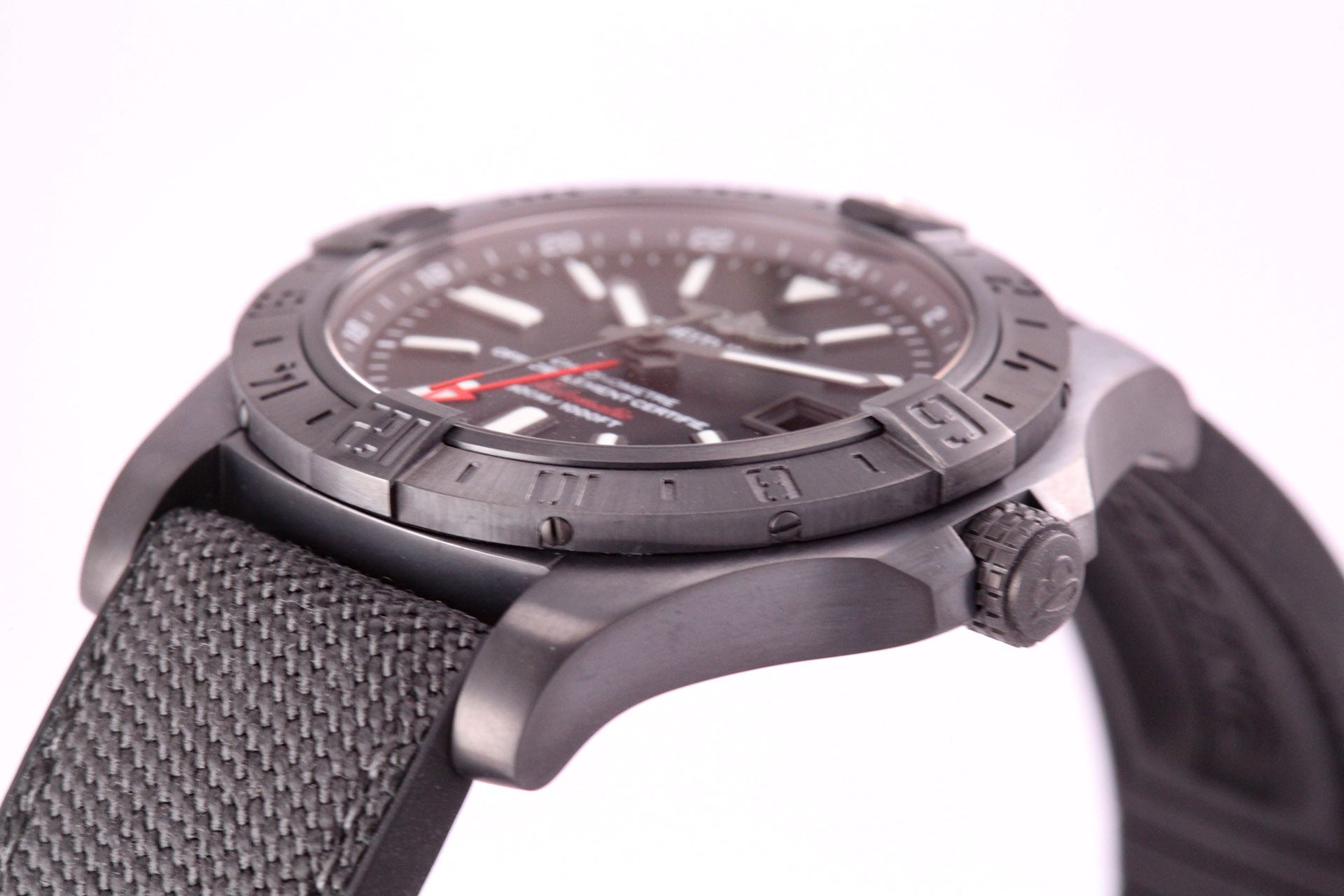 breitling gmt black steel