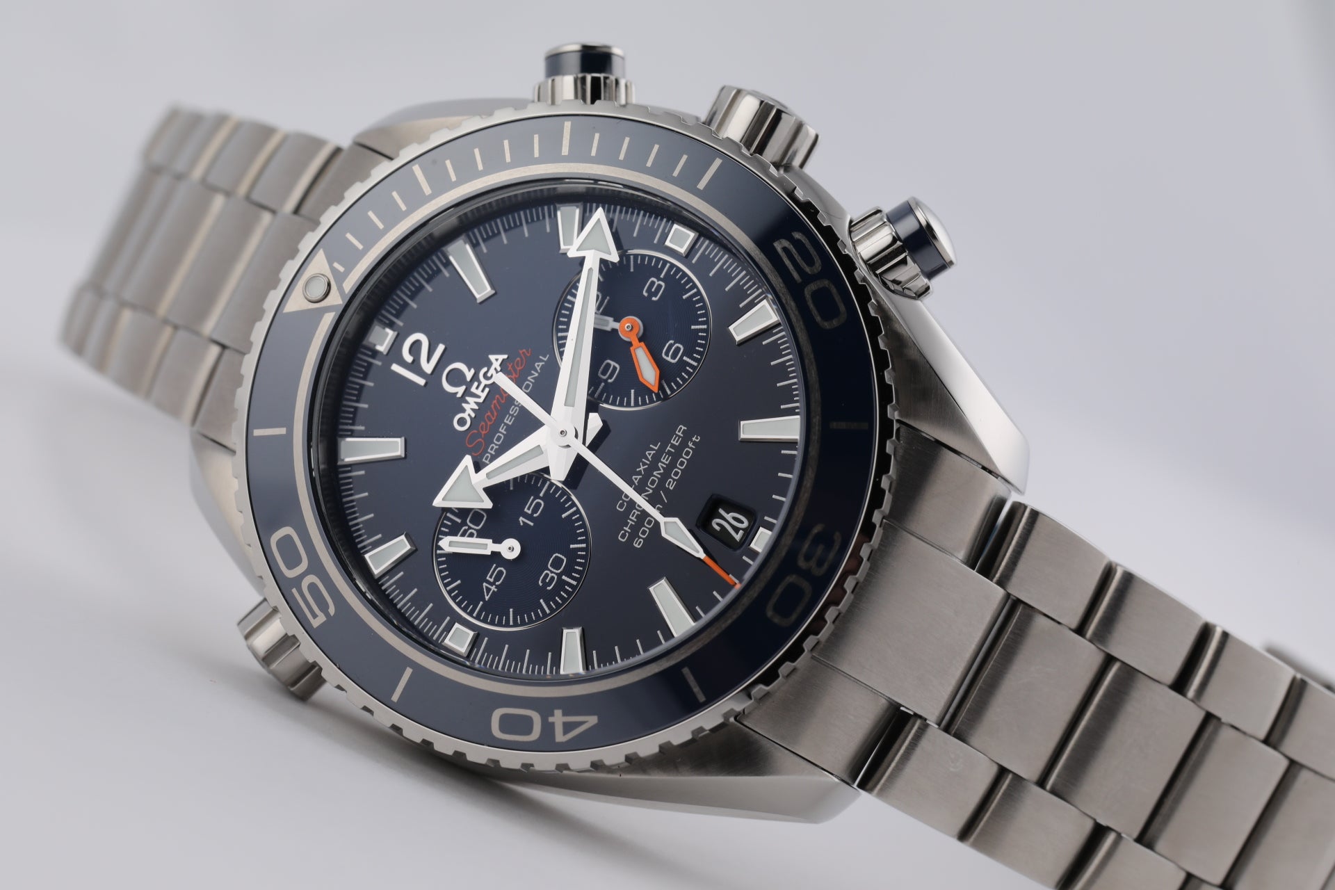 omega planet ocean titanium chronograph