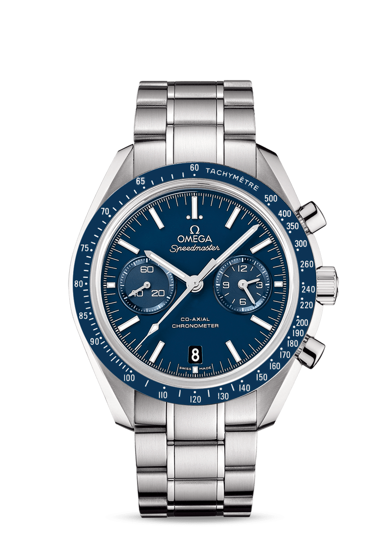 blue omega watch