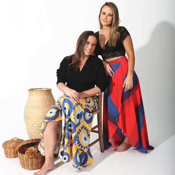 Sofia e Valéria Aichinger idealizadoras da Zalala marca parceira da Peita
