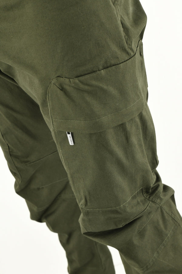 Menswear New Fatigue Zip Cuff Cargo Jogger Pants ZG5581