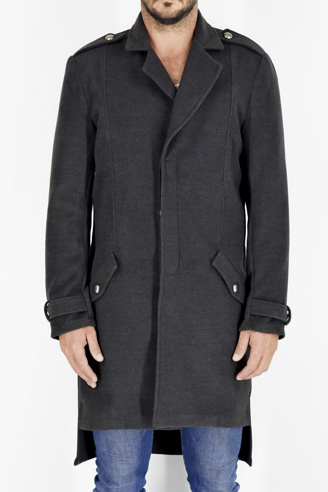 PHIGVEL 19AW MELTON DOUBLE BREASTED COAT | myglobaltax.com