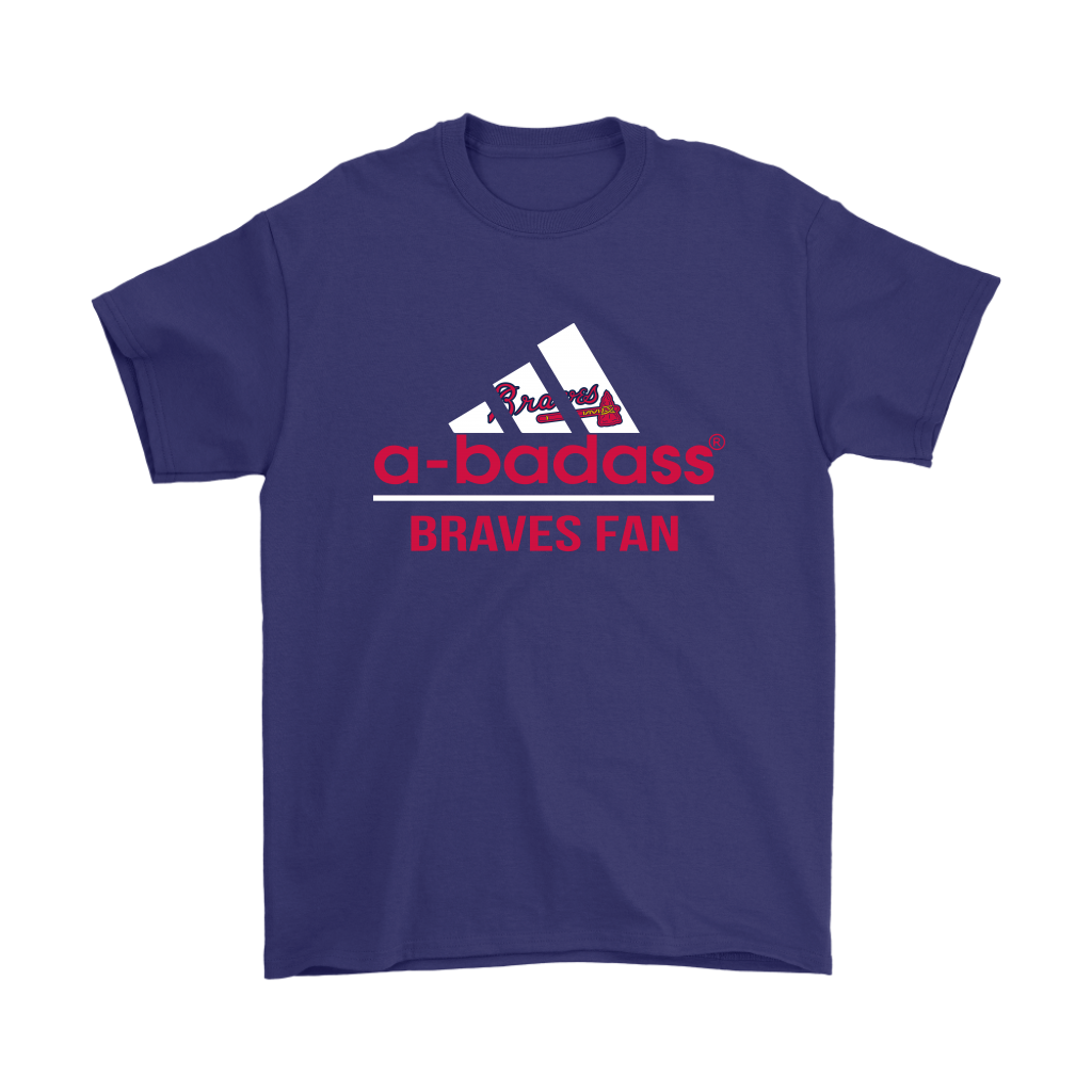 Gildan Atlanta Braves A Logo Pullover Hoodie Purple M