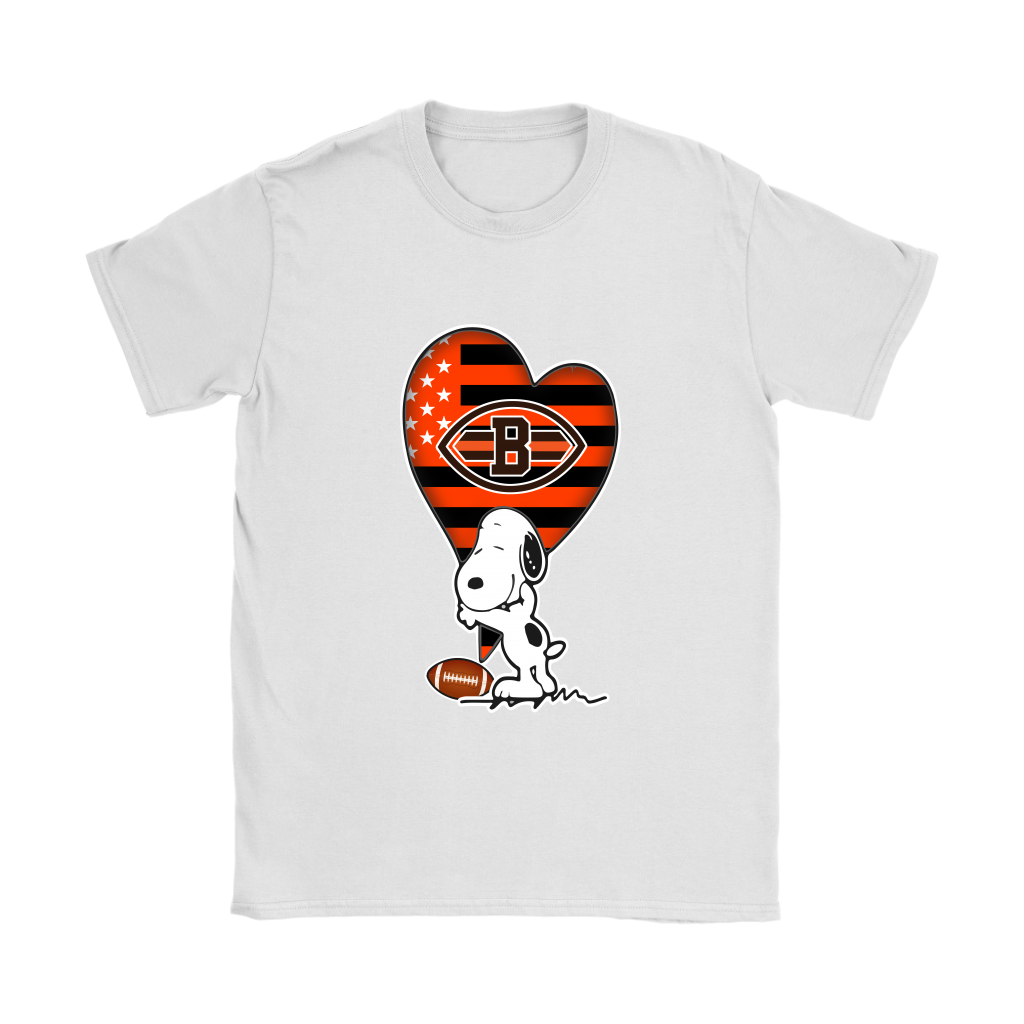 Cleveland Browns Snoopy Football Sports Shirts Women – Alottee