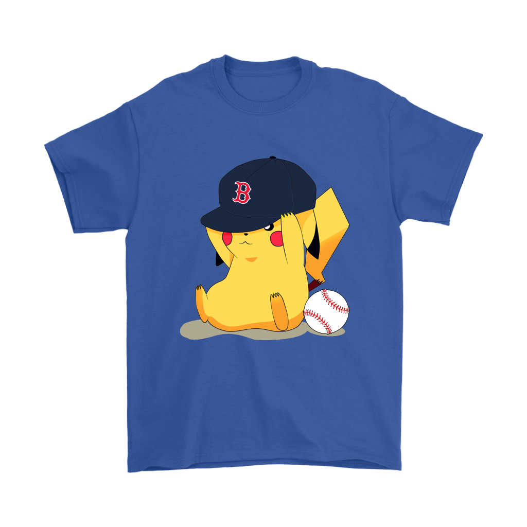 Cute Pikachu Boston Red Sox Baseball Sports Shirts – Alottee