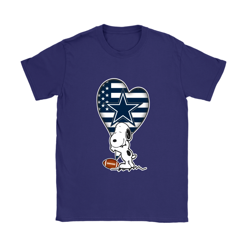 Dallas Cowboys Snoopy Football Sports Shirts Women – Alottee