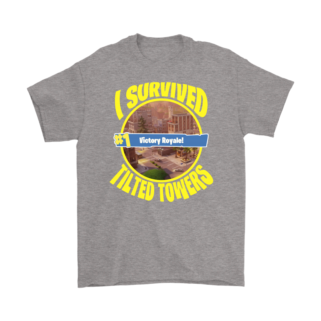 Necessities Rodeo mærke FORTNITE – I SURVIVED TILTED TOWERS SHIRTS – Alottee