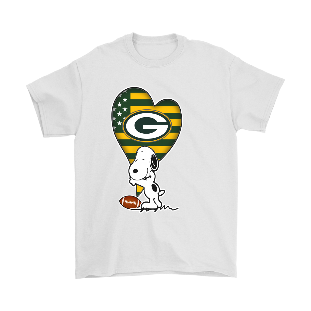 Green Bay Packers Snoopy Football Sports Shirts – Alottee