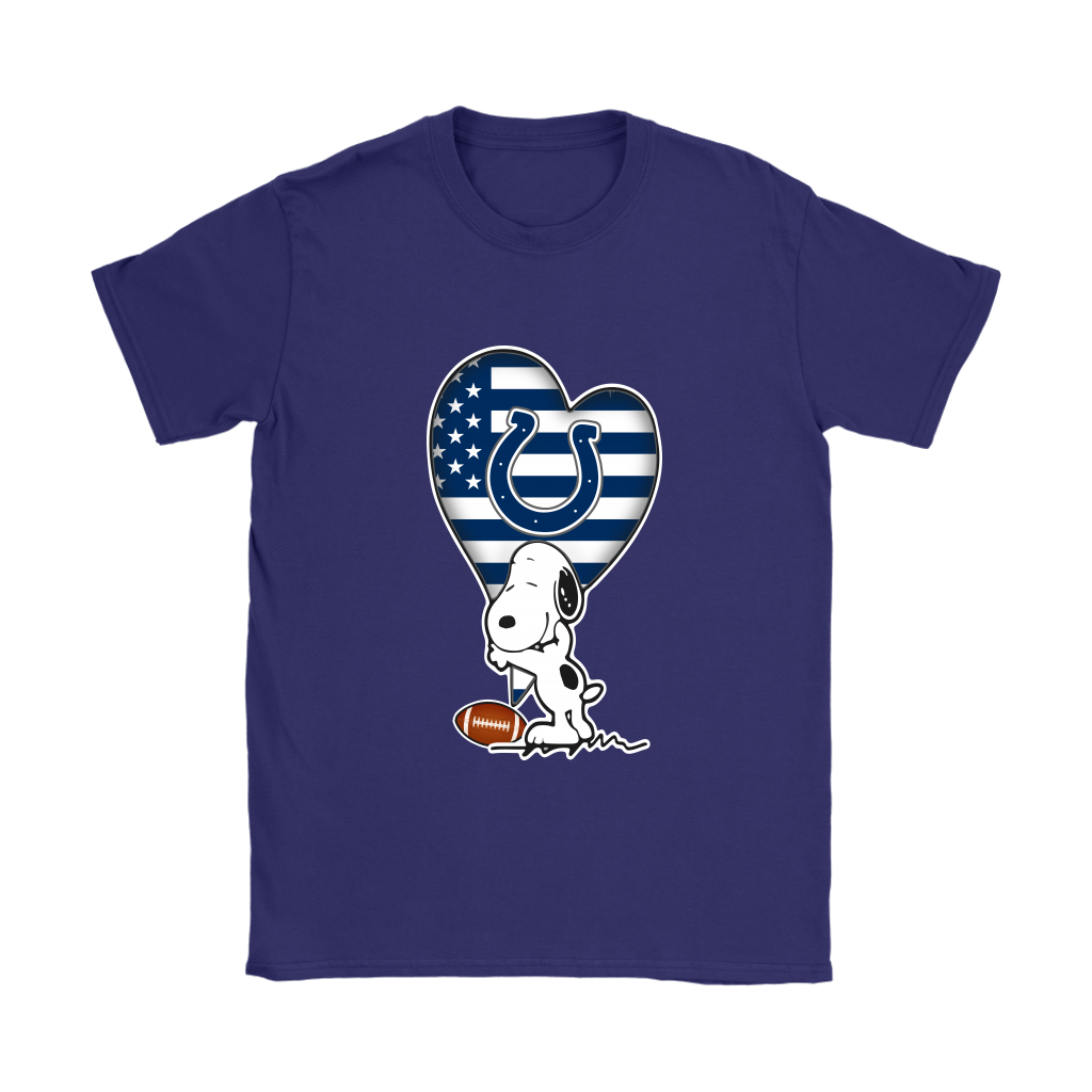 Indianapolis Colts Snoopy Football Sports Shirts Women – Alottee