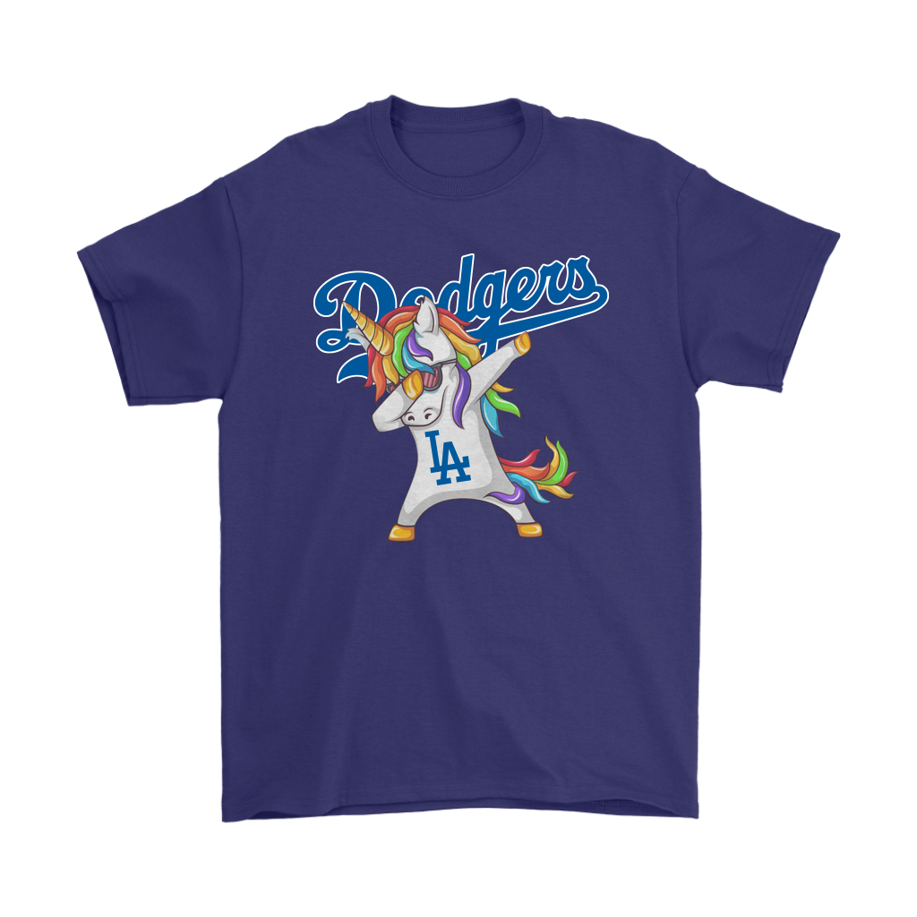 Los Angeles Dodgers Unicorn Dabbing Baseball Sports Shirts – Alottee