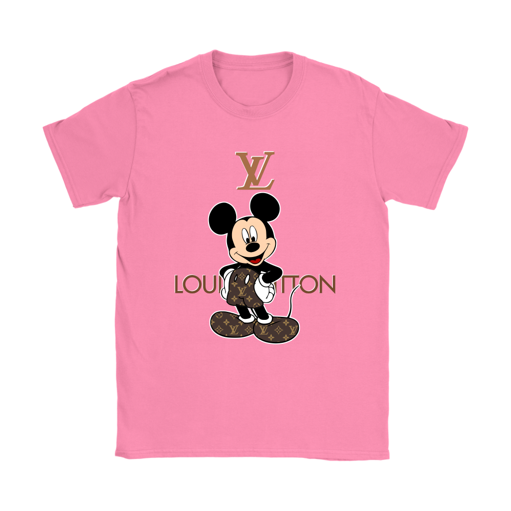 Louis Vuitton Funny Mickey Mouse Shirts Women – Alottee