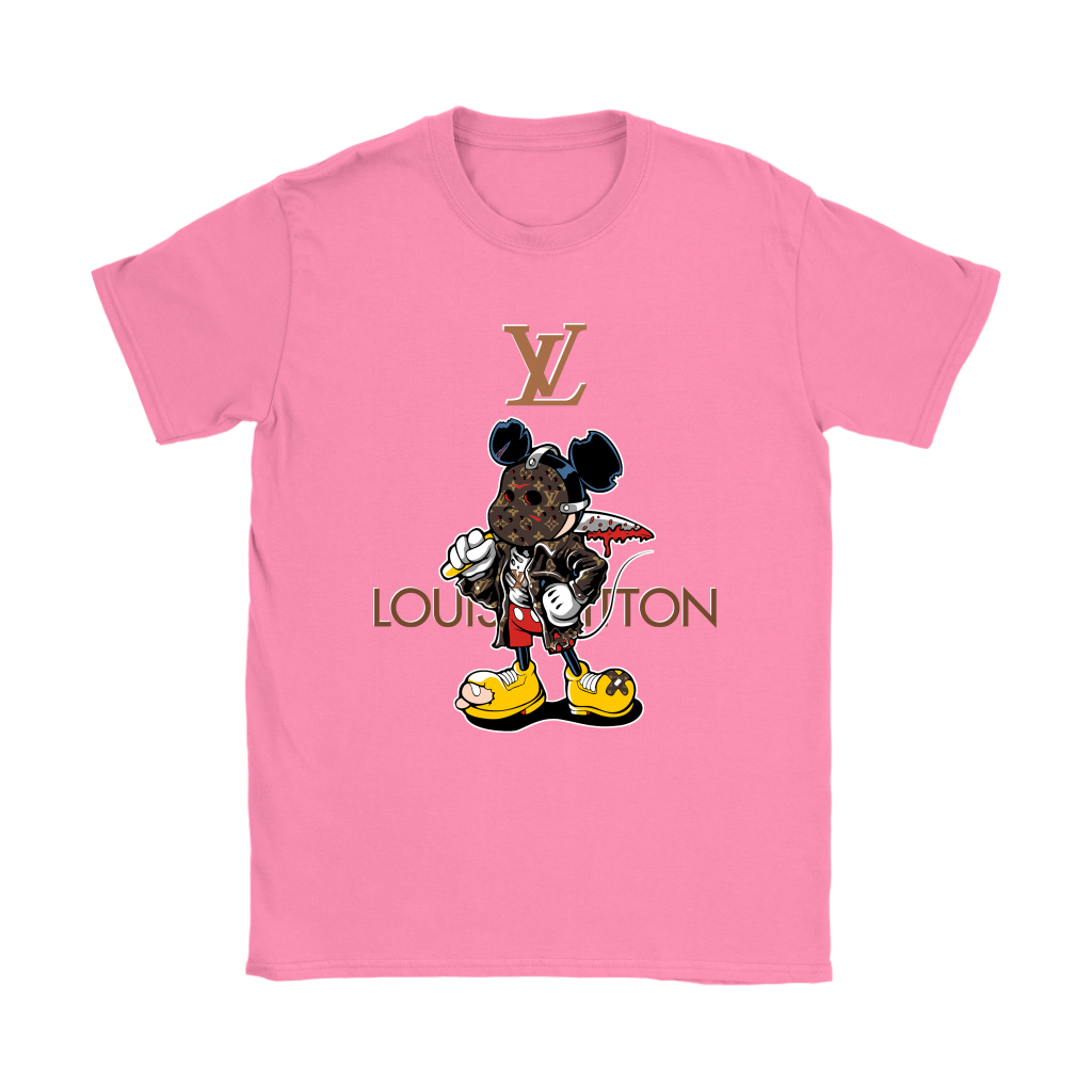 Louis Vuitton Jason Voorhees Mickey Mouse Shirts Women – Alottee