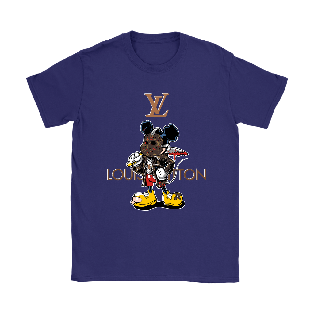 Louis Vuitton Jason Voorhees Mickey Mouse Shirts Women – Alottee