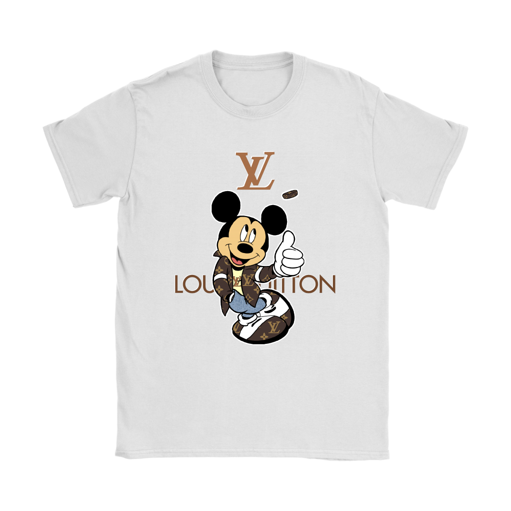 Louis Vuitton Lovely Mickey Mouse Shirts Women – Alottee