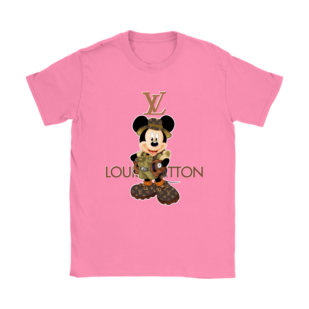 Louis Vuitton Mickey Mouse Safari Shirts Women – Alottee