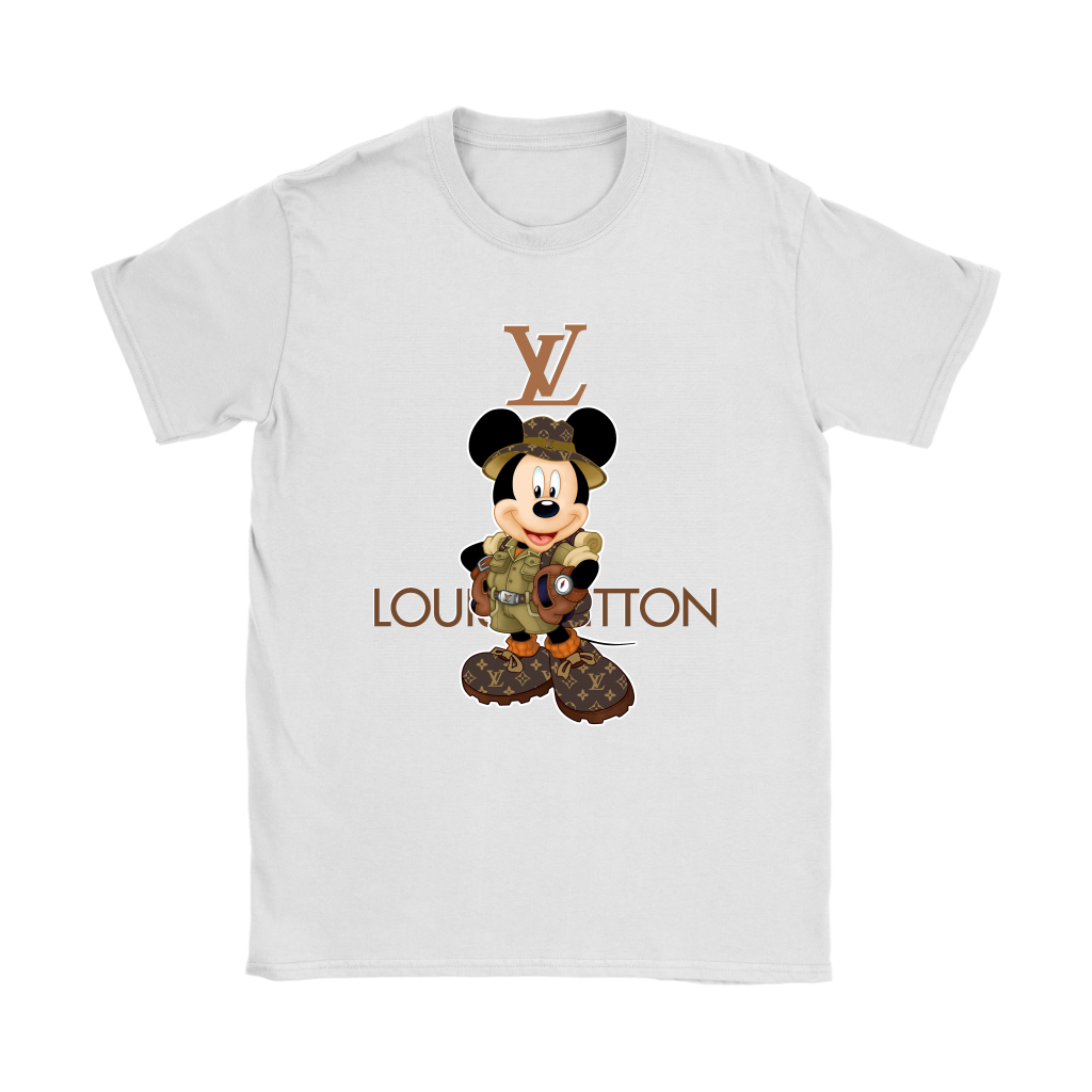 Official Louis Vuitton LV Mickey Mouse Money Shirt - Kutee Boutique