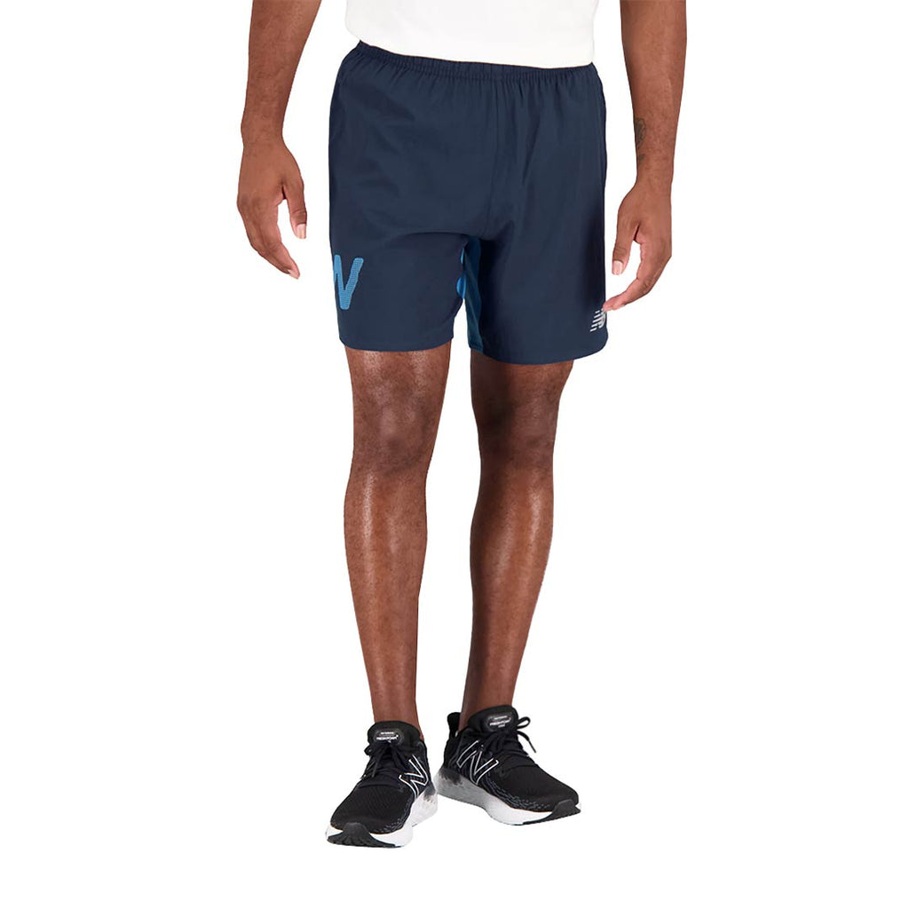 Shorts New Balance Impact Run 5 Preto - FutFanatics