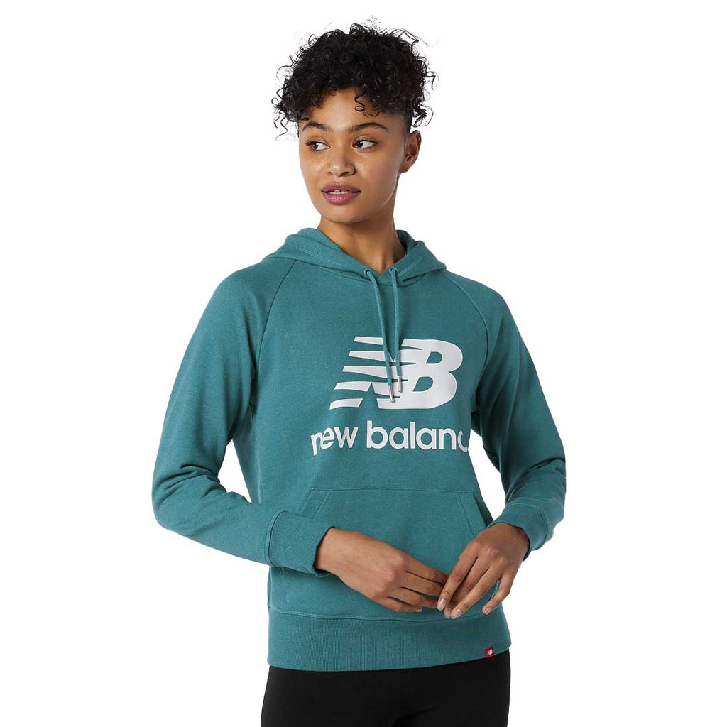 New Balance WOMEN'S Essentials Athletic Club Hoodie PINK  Women \ Women's  clothing \ Sweatshirts Brands \ #Marki - 4 \ New Balance