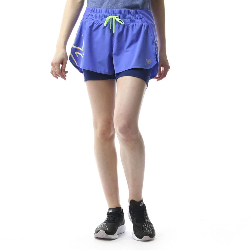 Women's Endurance Dual Layer Running Shorts - Ecofit Sports