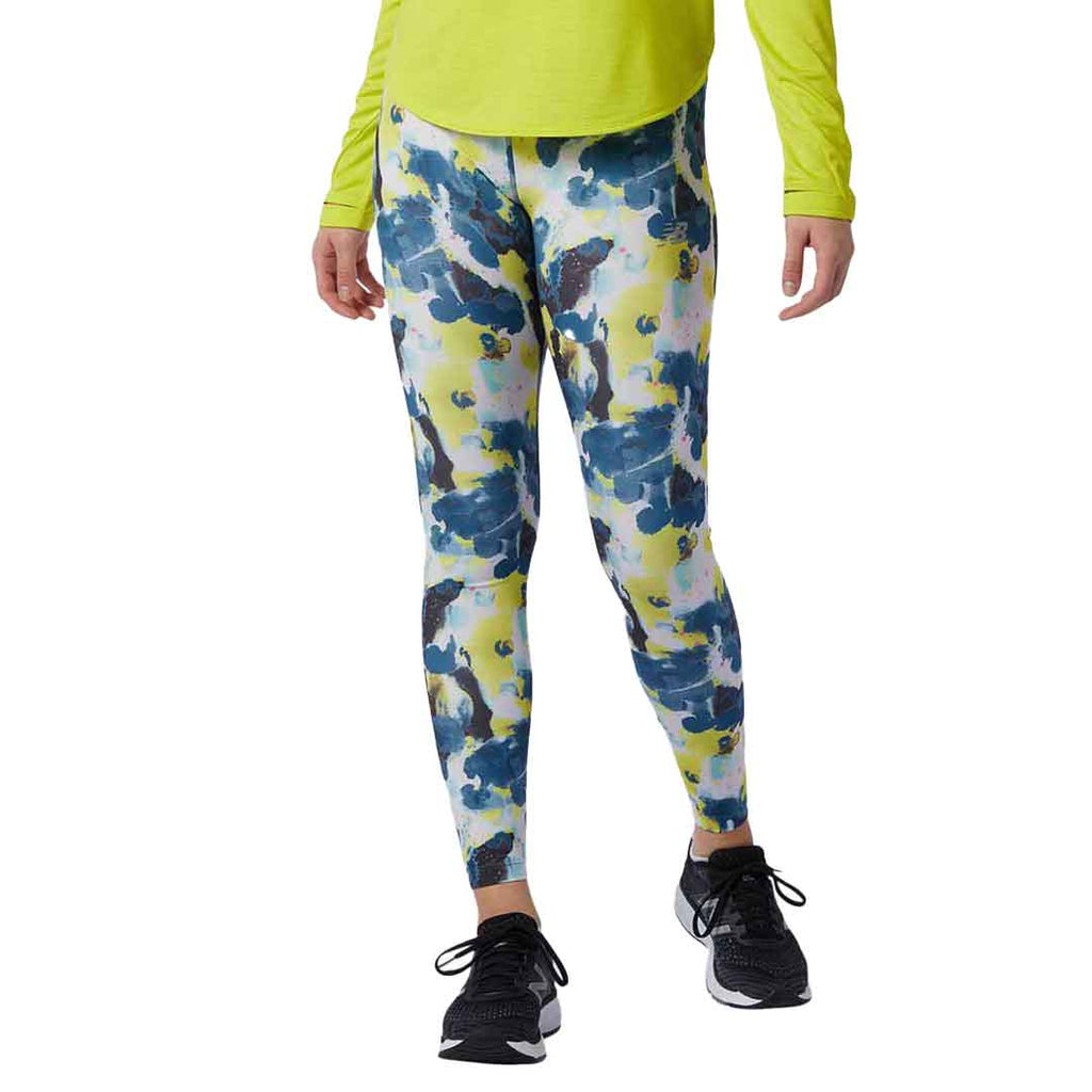 New Balance, Reflective Print Accelerate Tights, Charcoal