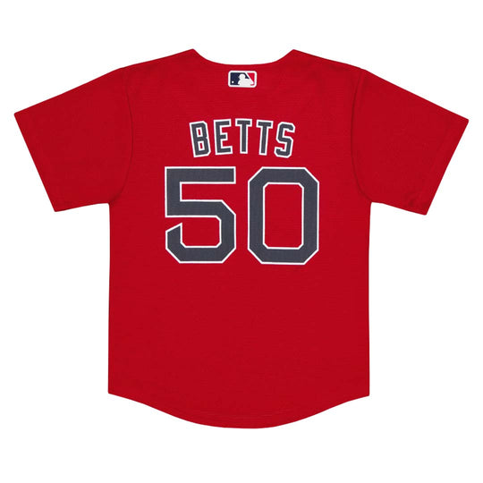 Navy Blue Mookie Betts Men's Majestic MLB Boston Red Sox Cool Base Alt