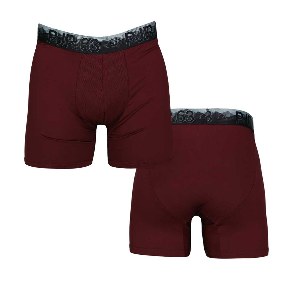 Druthers recycled yarn boxer briefs burgundy – Druthers NYC