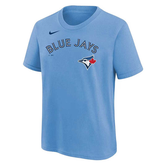Outerstuff Toronto Blue Jays Word Mark Blank Blue Youth Authentic Alternate  Jersey