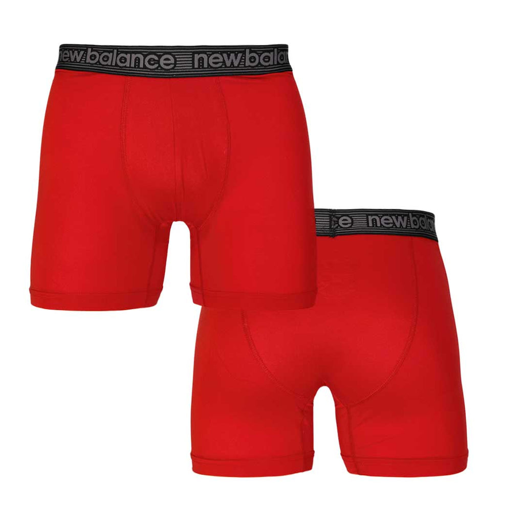 $42 Hanes Underwear Men's Red ComfortFlex 4-Pack Logo Mesh Boxer