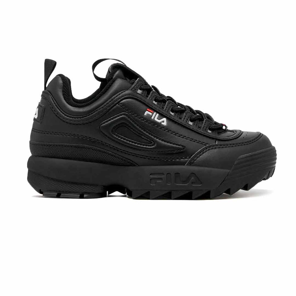 Fila Disruptor II Premium Black / White / Fila Red Trainers –