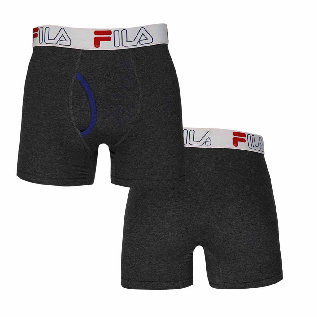 Bi-Pack FILA Underwear Man- Underwear for Man (2 Pieces) Black-Navy