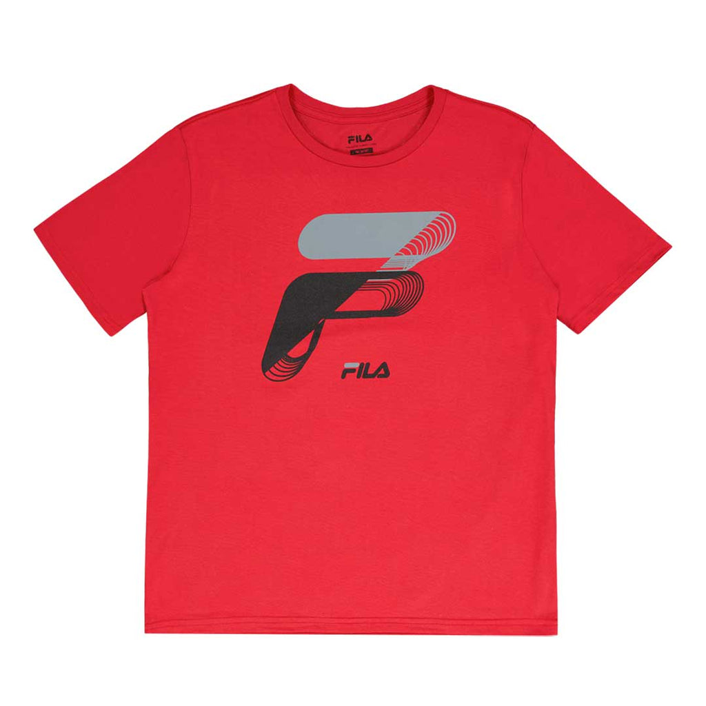 NWT - FILA red Short Sleeve Logo T-Shirt - M
