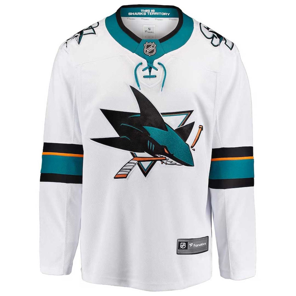 Belated Christmas Jersey. Sharks Proshop originally sent a Fanatics Jersey  so I had to wait a couple more weeks for the real deal. : r/SanJoseSharks