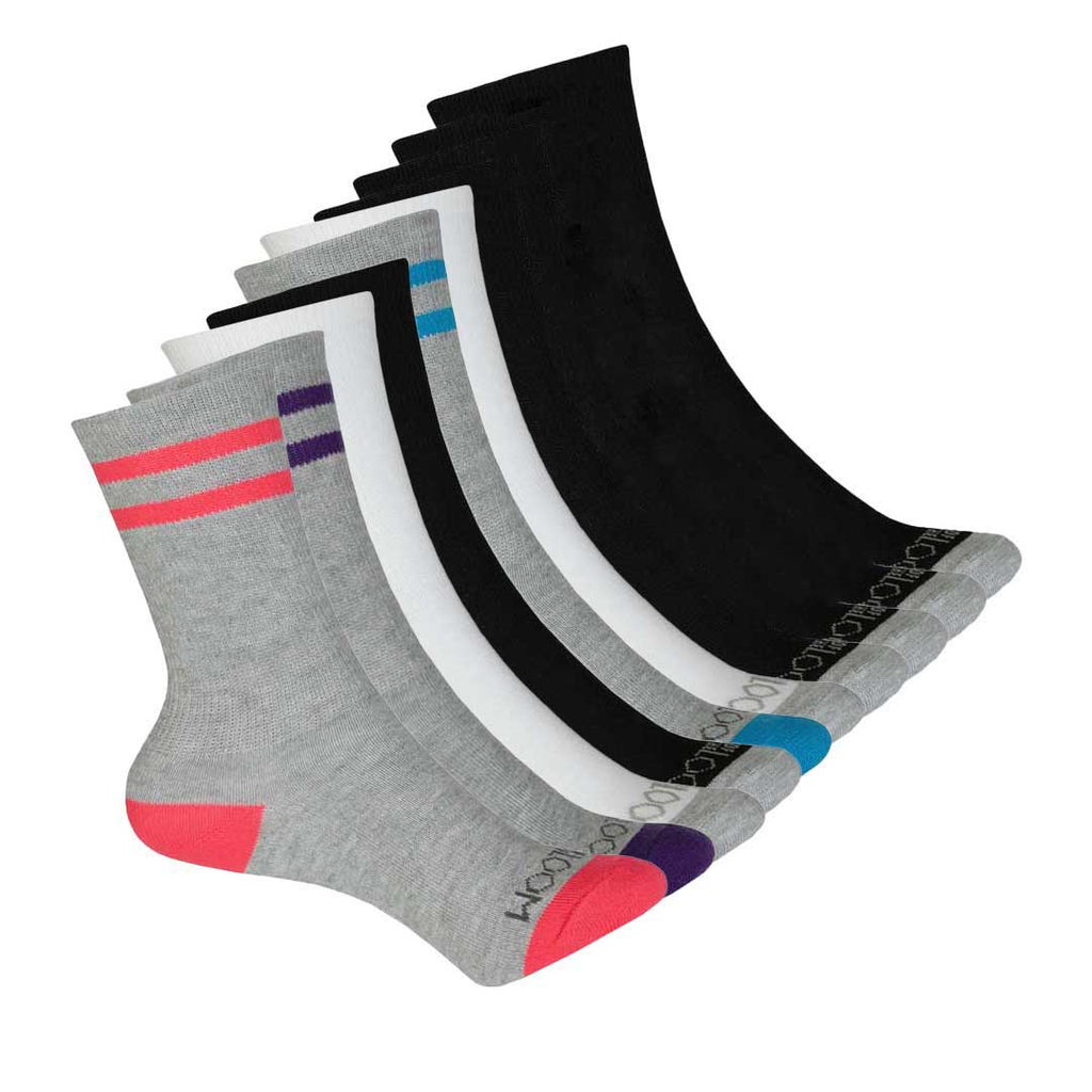 Fruit Of The Loom - Girls' 6 Pack Ankle Sock (FRG10439Q6 WAS02)