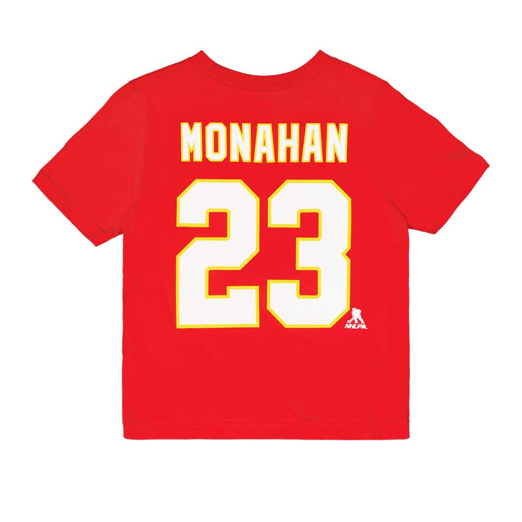 Adidas Calgary Flames No23 Sean Monahan Red Home Authentic Stitched NHL Jersey