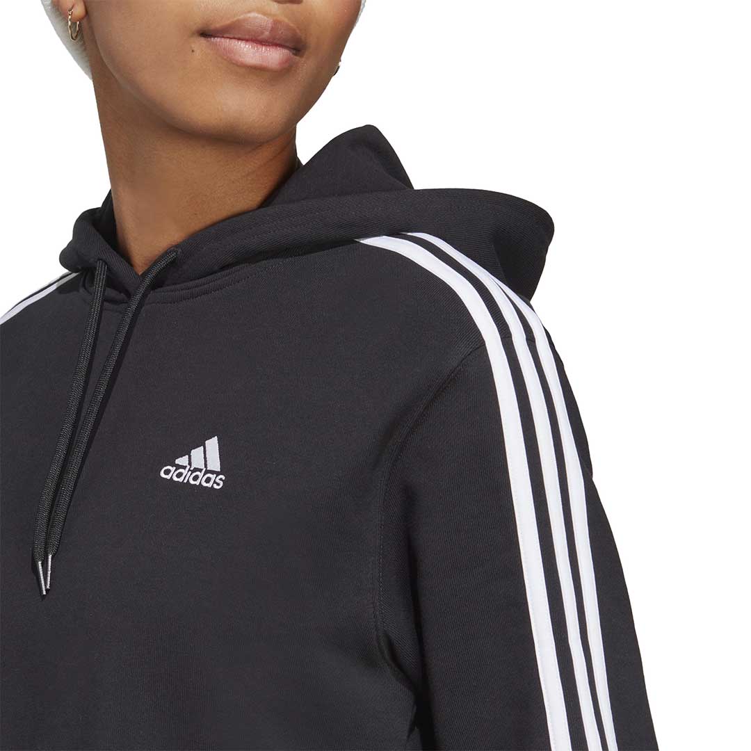 adidas - Women's Essentials 3 Stripes French Terry Crop Hoodie (IC8767 –  SVP Sports