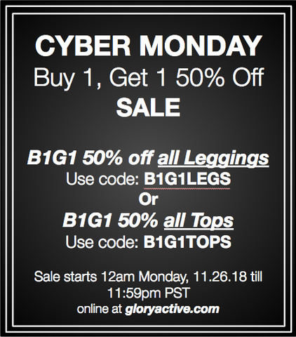 Cyber Monday Buy 1 Get 1 Sale B1G1 deal 2018