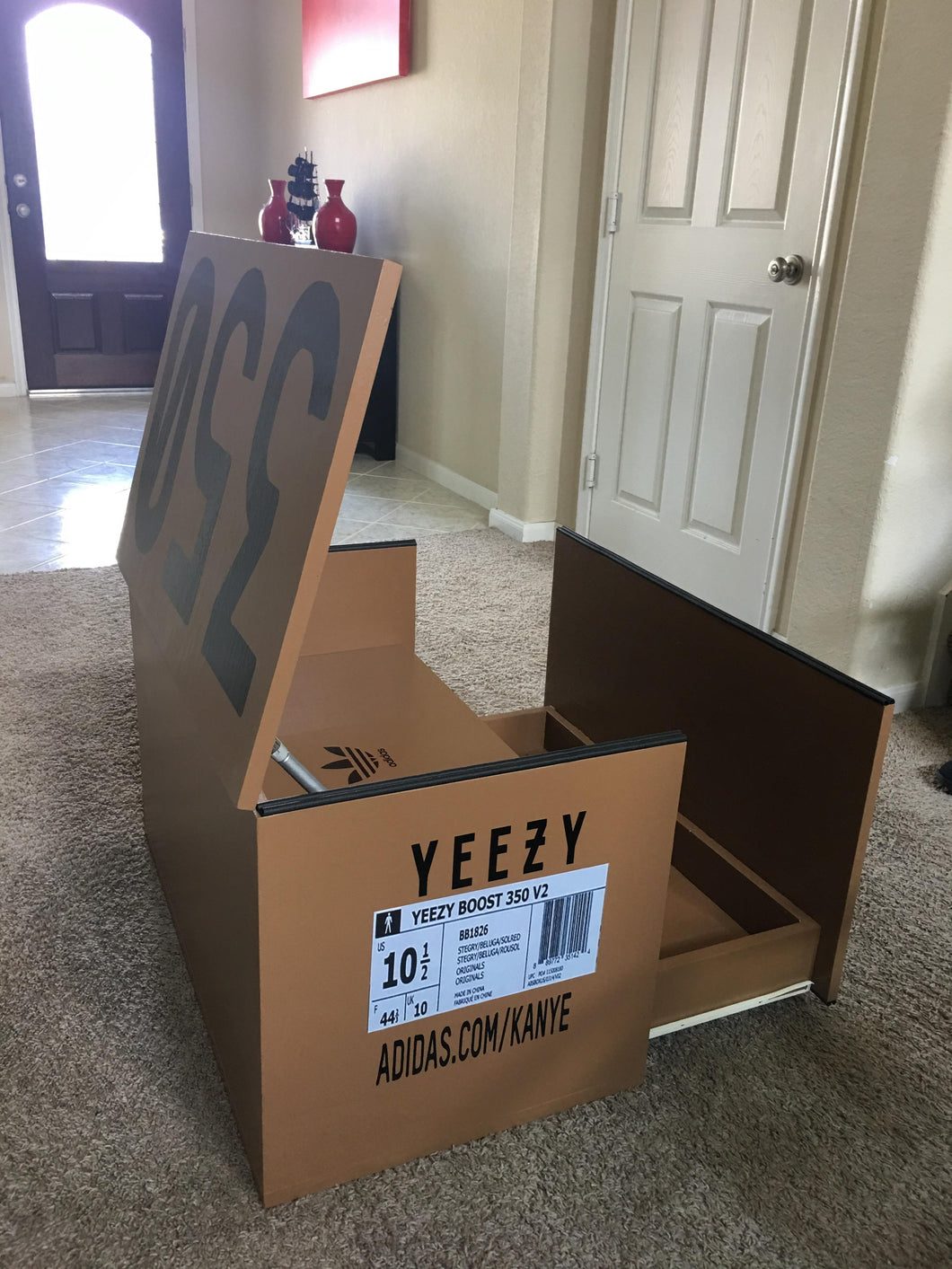 yeezy weight with box